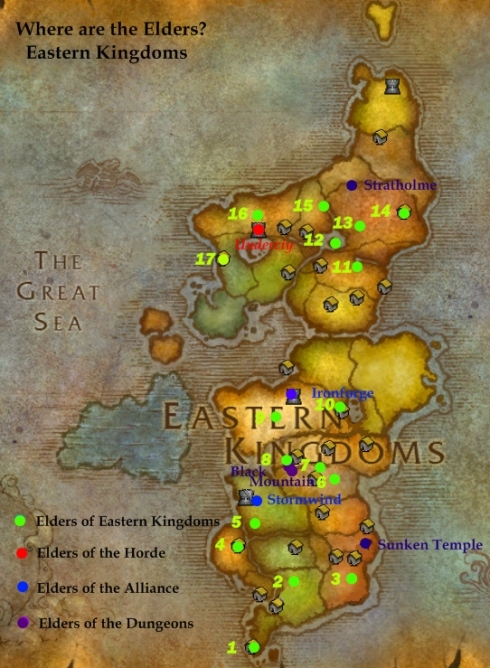 Eastern Kingdom Flight Paths Horde